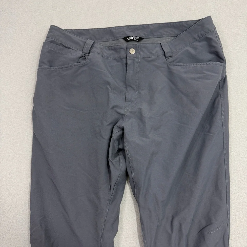 The North Face Pants Mens 40x26 Gray Straight Leg Nylon Spandex Outdoor NF0A33JT